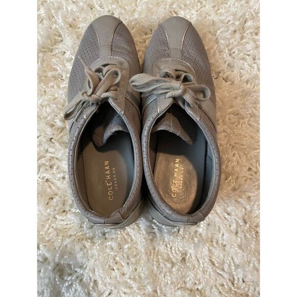 Cole Haan grand os Womens flat sneakers 7.5 gray - Picture 9 of 10